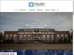 Sites similar to haydenbiblefellowship.org