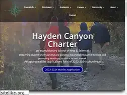 Sites similar to haydencanyoncharter.org