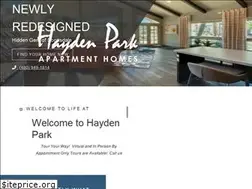 Sites similar to haydenparkapartmenthomes.com