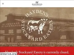 Sites similar to haydensstockyardeatery.com