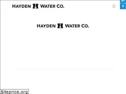 Sites similar to haydenwater.com