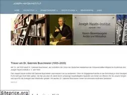 Sites similar to haydn-institut.de