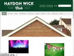 Sites similar to haydonwickclub.co.uk