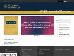 Sites similar to hayefjournal.org
