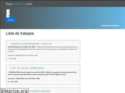 Sites similar to hayempleo.com