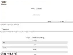 Sites similar to hayescadillac.com