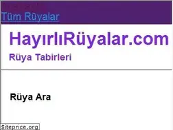 Sites similar to hayirliruyalar.com