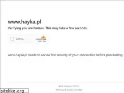 Sites similar to hayka.pl