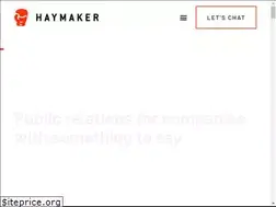 Sites similar to haymaker.co