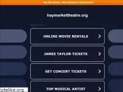 Sites similar to haymarkettheatre.org