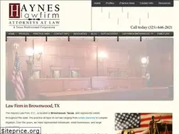 Sites similar to haynesfirm.com