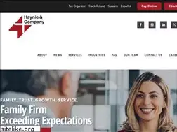 Sites similar to hayniecpas.com