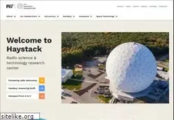Sites similar to haystack.mit.edu