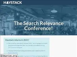 Sites similar to haystackconf.com