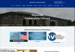 Sites similar to haysvillecommunitylibrary.org