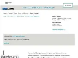 Sites similar to haywardselfstorage.net