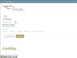 Sites similar to haywardsfuneral.com