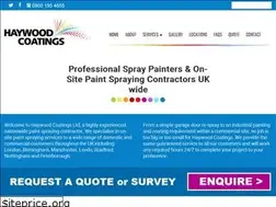 Sites similar to haywoodcoatings.co.uk