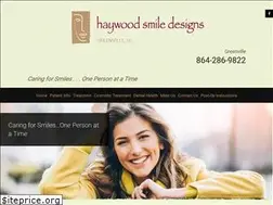 Sites similar to haywoodsmiledesigns.com
