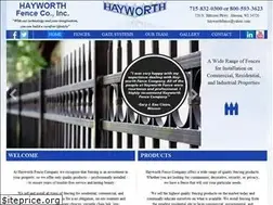 Sites similar to hayworthfences.com