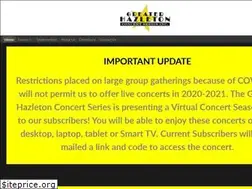 Sites similar to hazletonconcertseries.org
