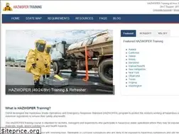 Sites similar to hazwoperhazmattraining.com