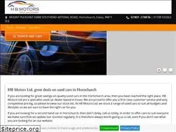 Sites similar to hbmotorsltd.co.uk