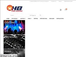 Sites similar to hbprosound.com