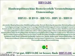 Sites similar to hbvo.de