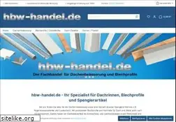 Sites similar to hbw-handel.de