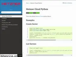 Sites similar to hcloud-python.readthedocs.io