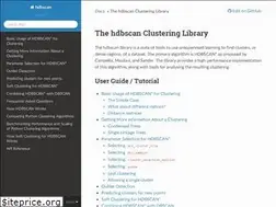 Sites similar to hdbscan.readthedocs.io