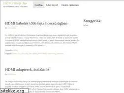 Sites similar to hdmishop.hu