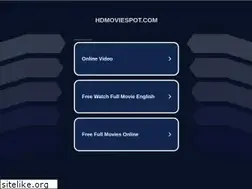 Sites similar to hdmoviespot.com