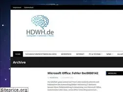 Sites similar to hdwh.de