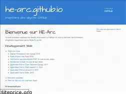 Sites similar to he-arc.github.io