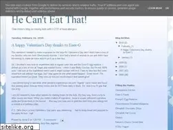 Sites similar to he-cant-eat-that.blogspot.com