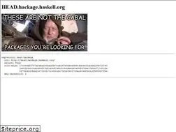 Sites similar to head.hackage.haskell.org
