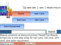 Sites similar to head2toebeauty.com