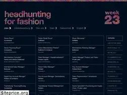 Sites similar to headhuntingforfashion.de