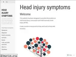 Sites similar to headinjurysymptoms.org