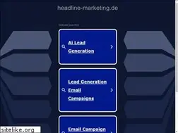 Sites similar to headline-marketing.de