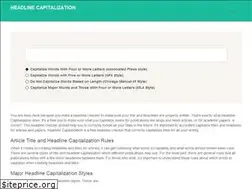Sites similar to headlinecapitalization.com