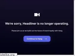 Sites similar to headliner.live