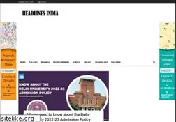 Sites similar to headlinesindia.mapsofindia.com