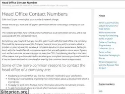 Sites similar to headofficecontactnumber.co.uk