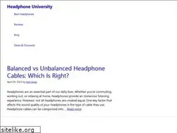Sites similar to headphoneuniversity.com