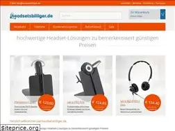 Sites similar to headsetsbilliger.de