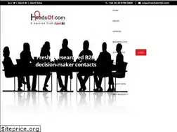 Sites similar to headsof.com