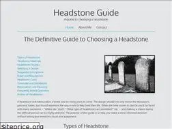Sites similar to headstoneguide.co.uk